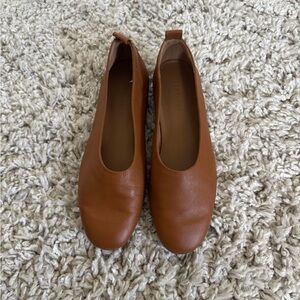 Everlane leather Day Glove Sz 7 narrow Toasted Almond